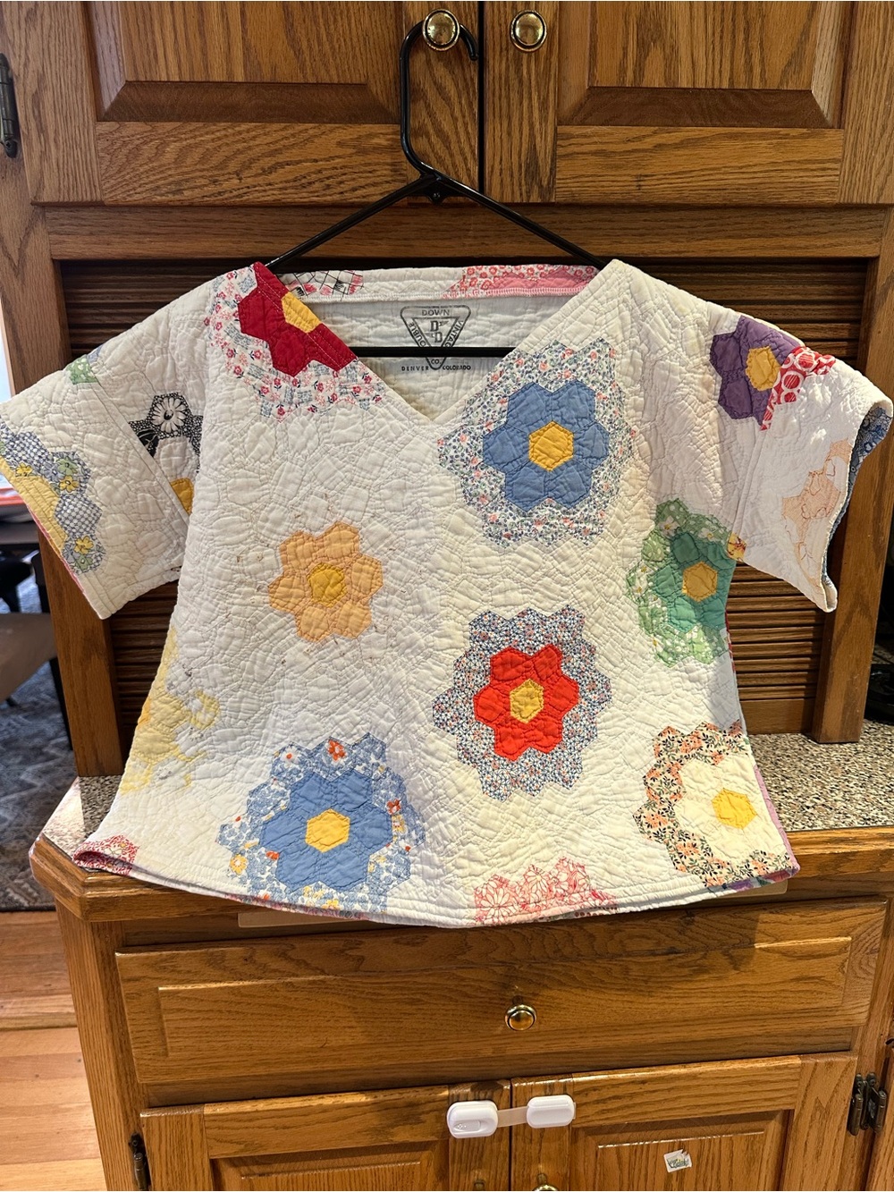 Double Down Vintage Quilt Top - Picture 2 of 4